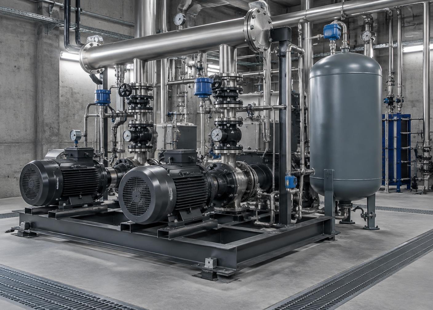 Precision pumping and pressurization equipment